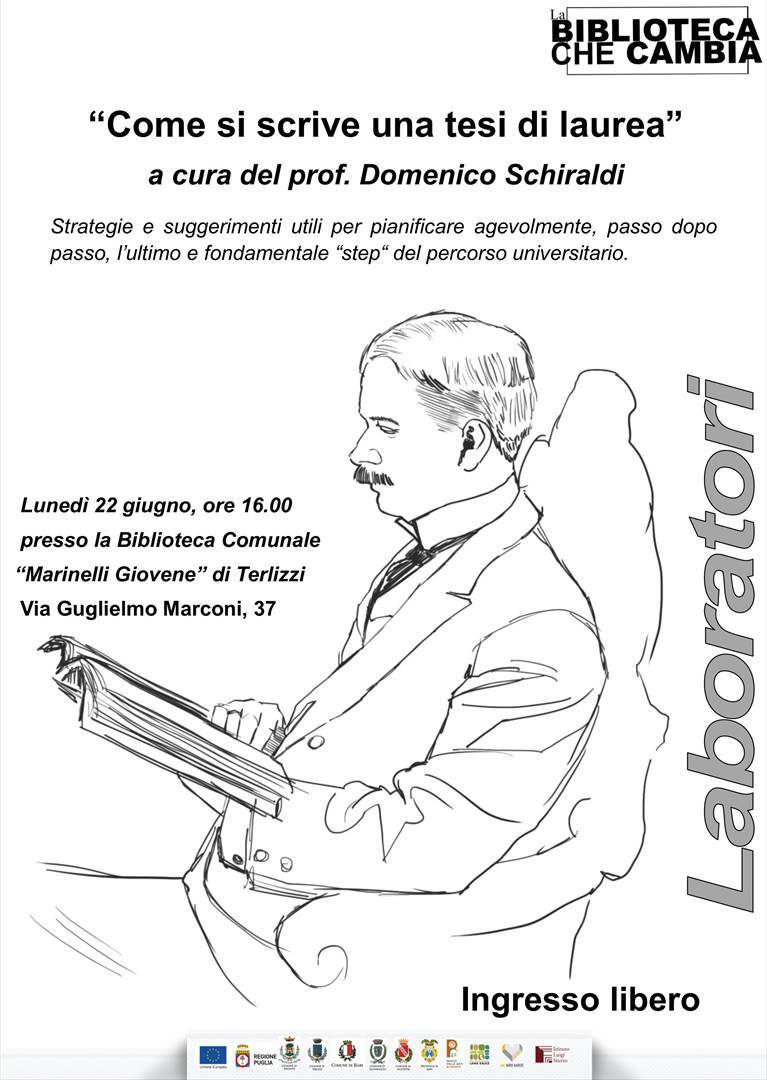 locandina "come si scrive una tesi di laurea?"