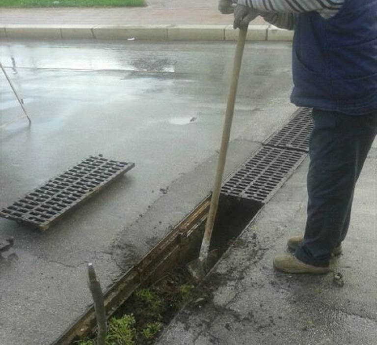 Pulizia delle caditoie