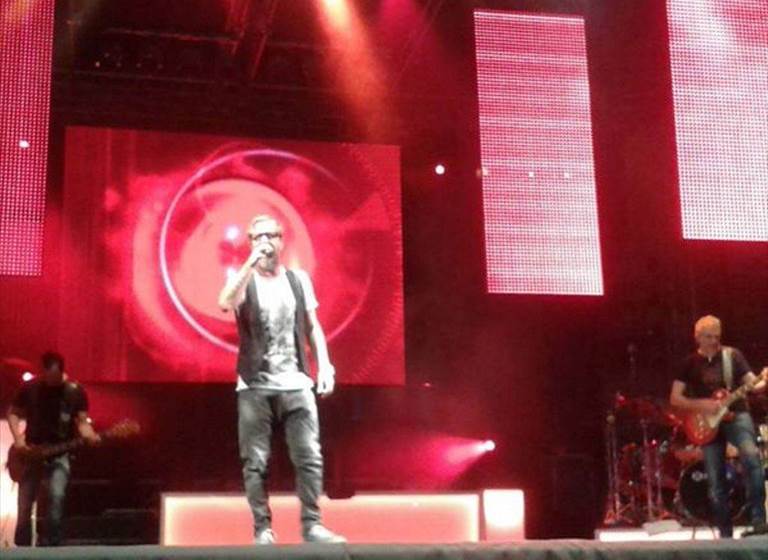 marco masini in concerto in piazza cavour