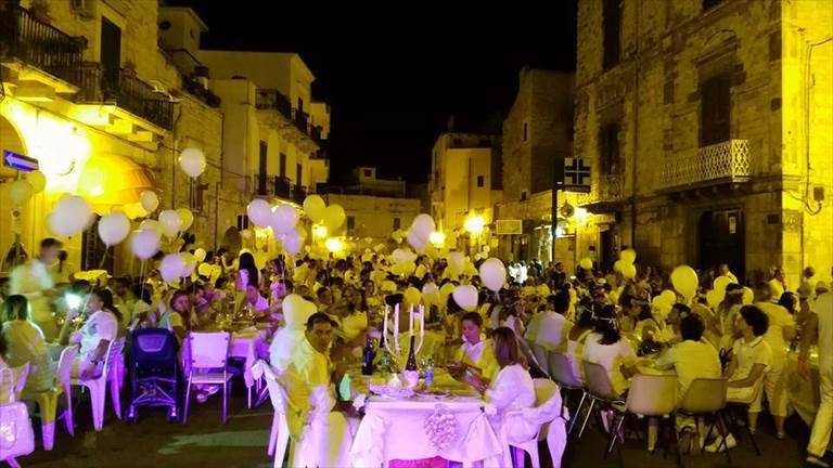 la cena in bianco