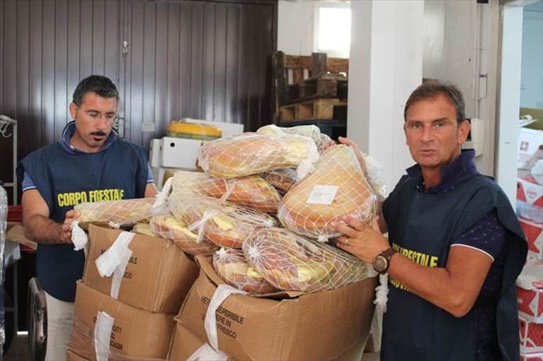 sequestro di salumi e formaggi a terlizzi