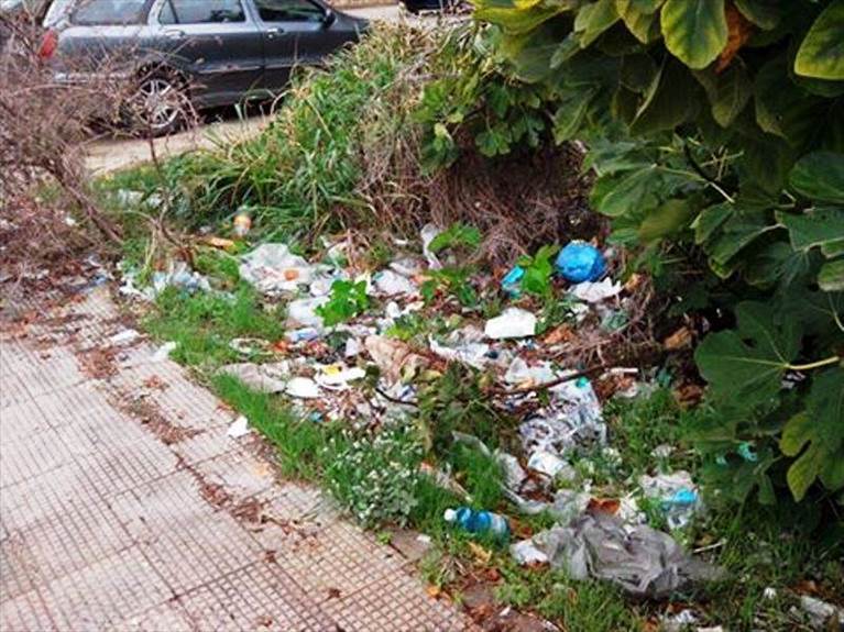 degrado in viale federico II