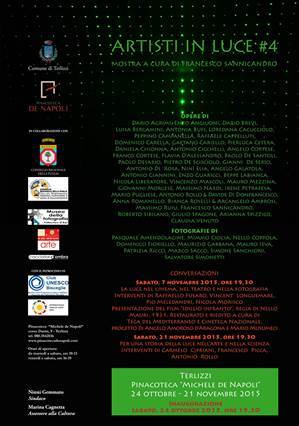 locandina artisti in luce