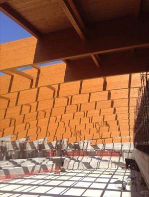 la palestra in costruzione in largo torino
