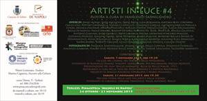 locandina artisti in luce