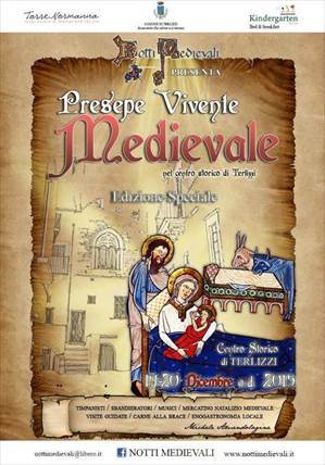 locandina presepe vivente medievale