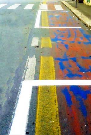 parcheggi sulla pista ciclabile