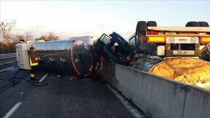 L'incidente stradale sulla 379 di sabato scorso
