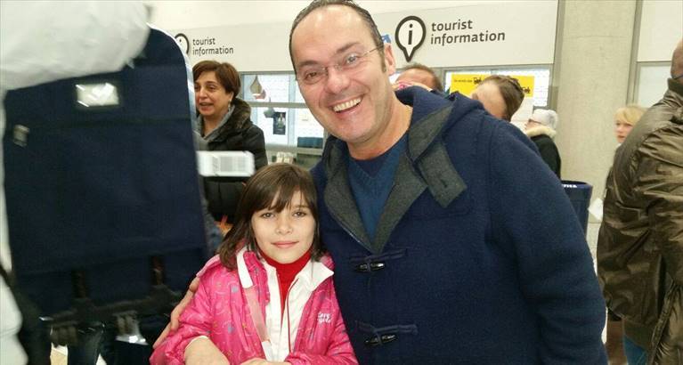 una bambina bielorussa ospitata