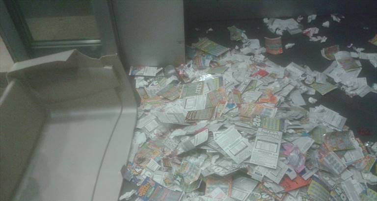 assalto alla stazione di servizio agip sulla via di ruvo