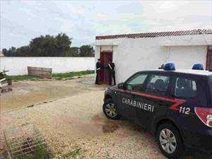 Un casolare utilizzato dalle prostitute