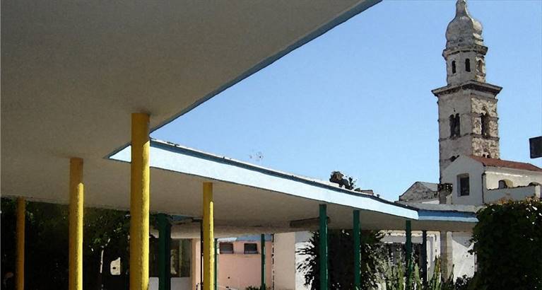 il cortile della "don bosco"