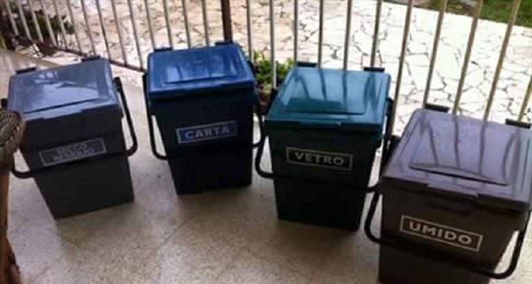 mastelli per la differenziata