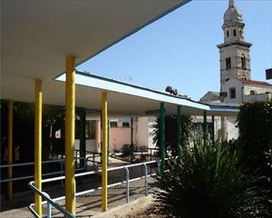 Il cortile della Don bosco