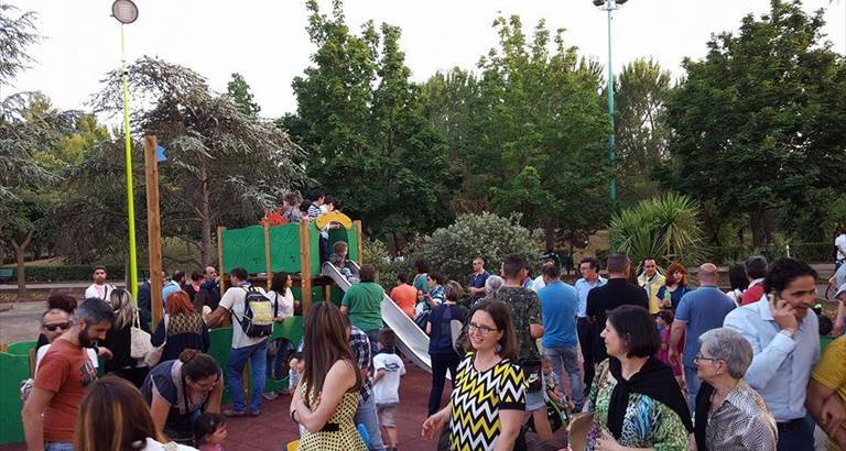 inaugurazione dell'area giochi del parco comunale