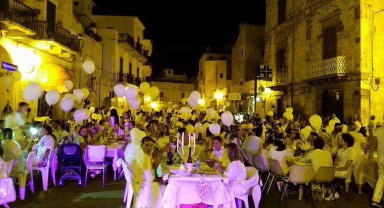 la cena in bianco
