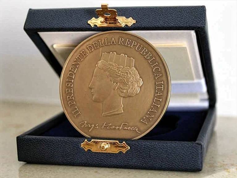 medaglia d'oro per il festival per la legalità