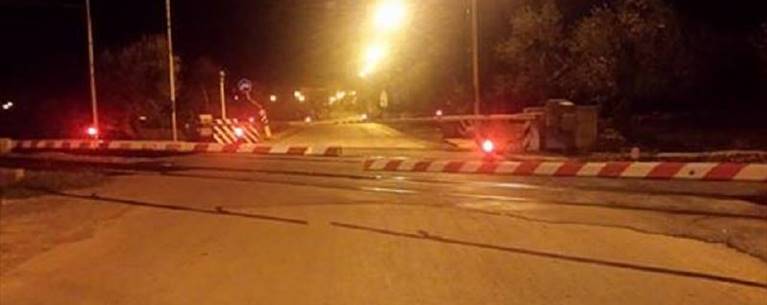 passaggio a livello chiuso