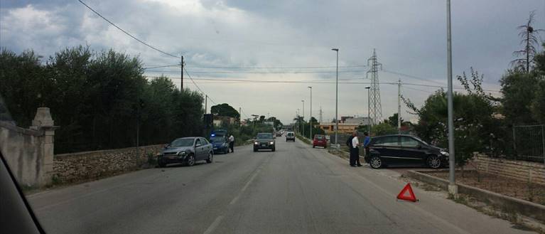 L'incidente sulla strada tra Molfetta e Terlizzi