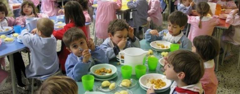 una mensa scolastica