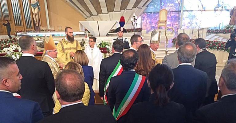 Terlizzi presente in veste ufficiale alla commemorazione di San Pio