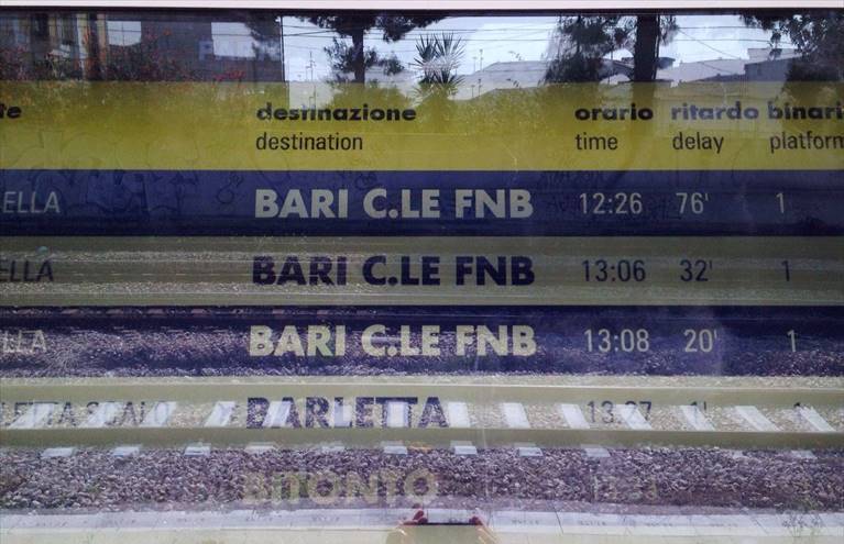 I ritardi indicati dai monitor Ferrotramviaria
