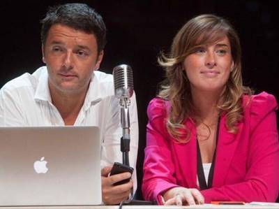 Renzi e Boschi