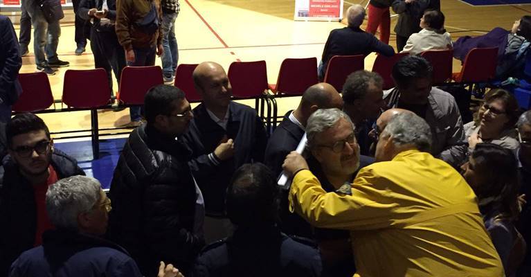 Emiliano ieri a Ruvo