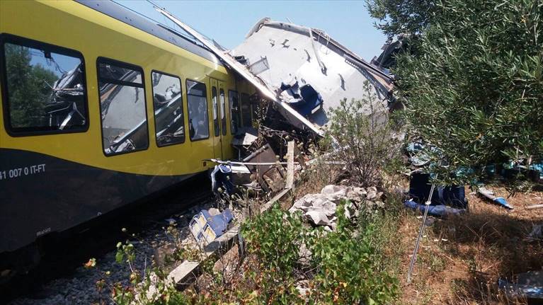 La tragedia sui binari tra Corato e Andria
