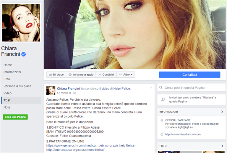 chiara francini pro felice
