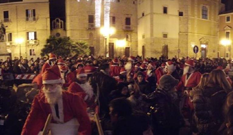 babbo natale in moto