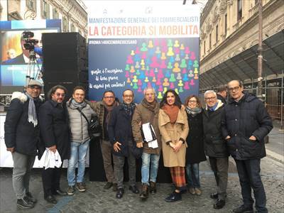 Commercialisti in protesta