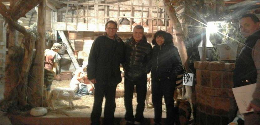 Vendola al presepe