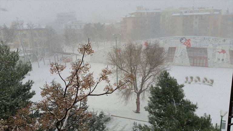 La neve imbianca Terlizzi