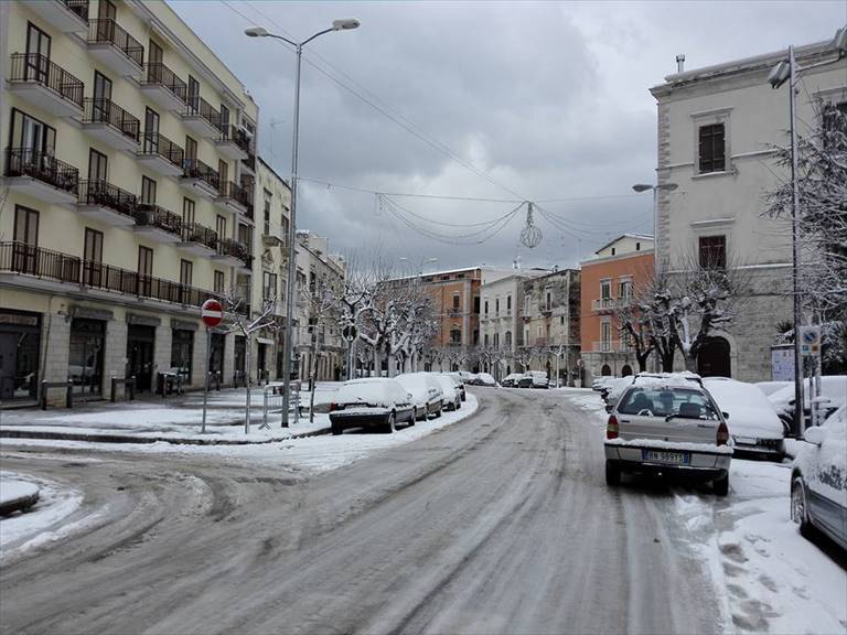 La neve imbianca Terlizzi