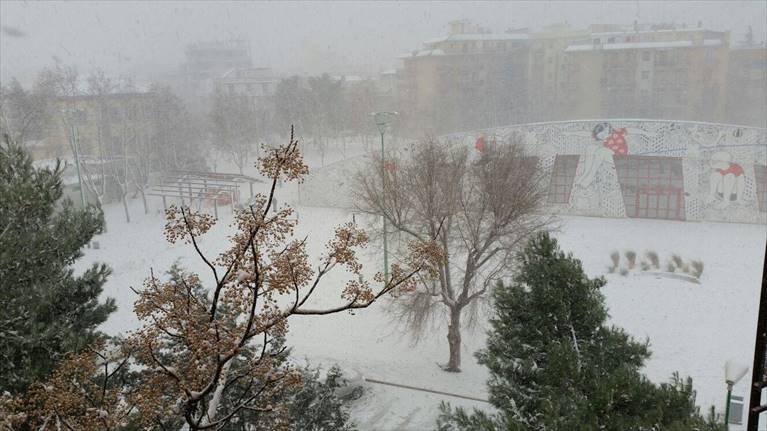 La neve imbianca Terlizzi