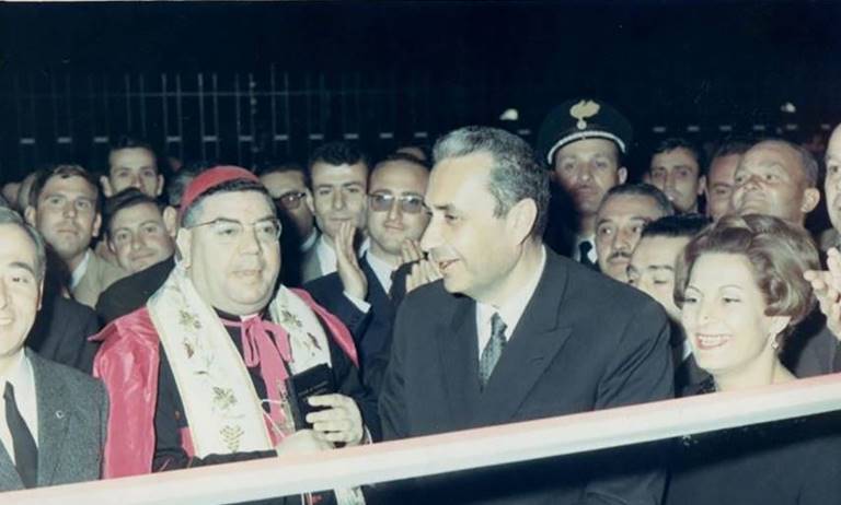 Aldo Moro al taglio del nastro della Granoro