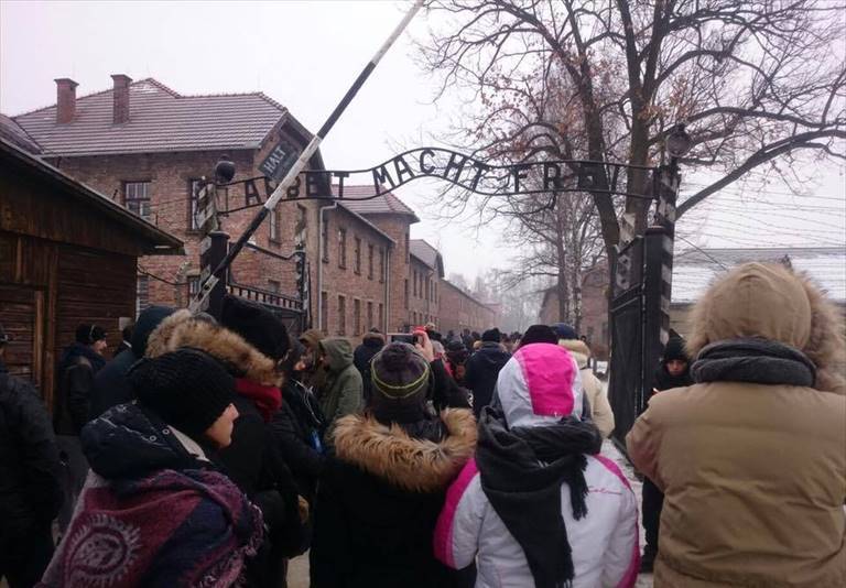 I ragazzi del Polo Liceale ad Auschwitz