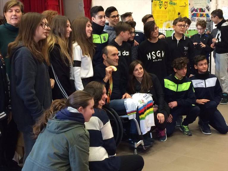 Luca Mazzone all'Istituto "G. Verdi - P. Cafaro"