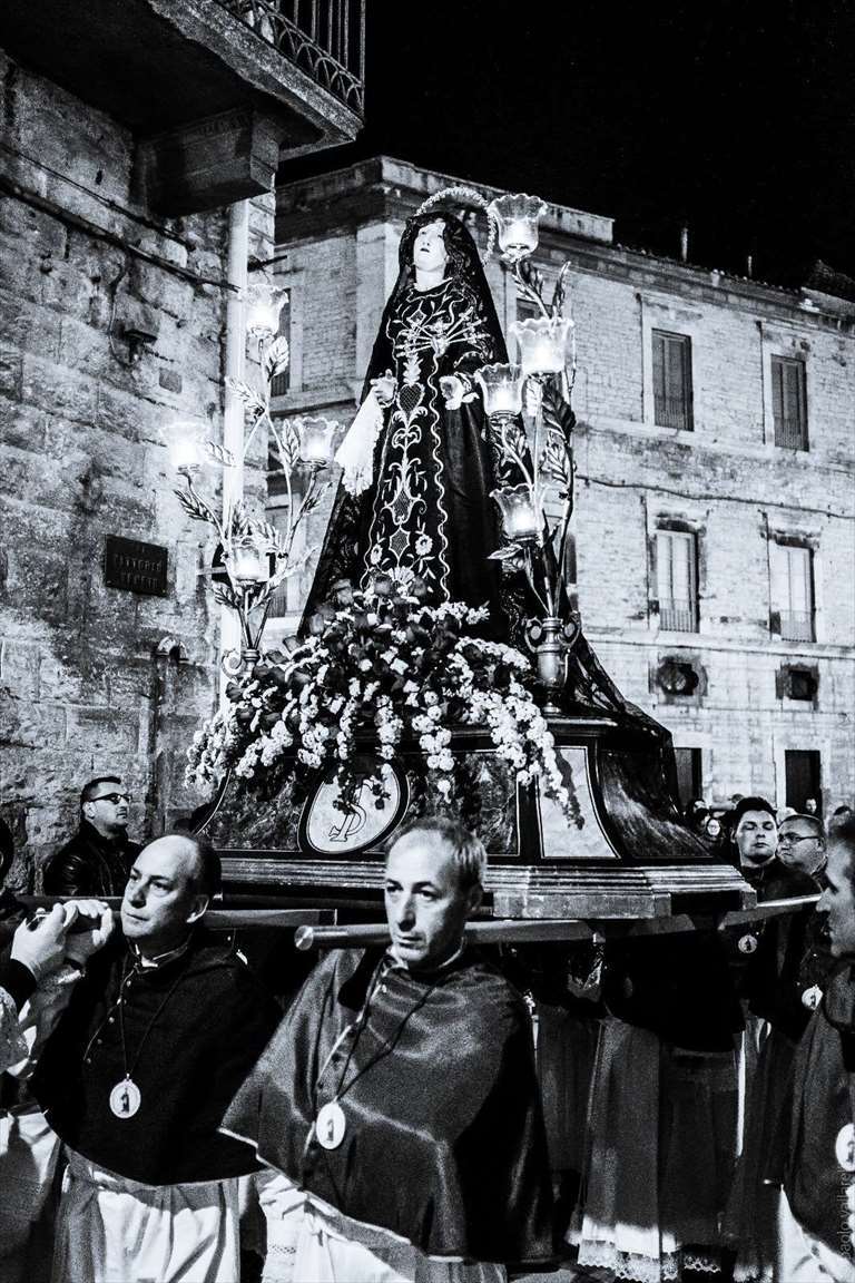 La processione dell'Addolorata