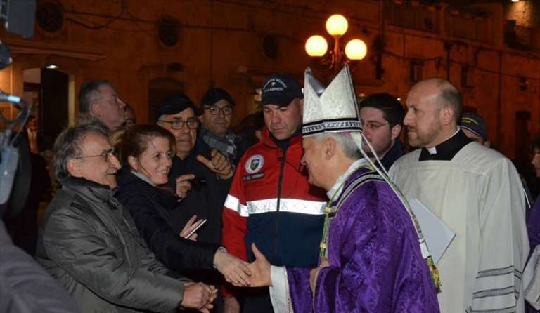 L'insediamento di monsignor Cornacchia