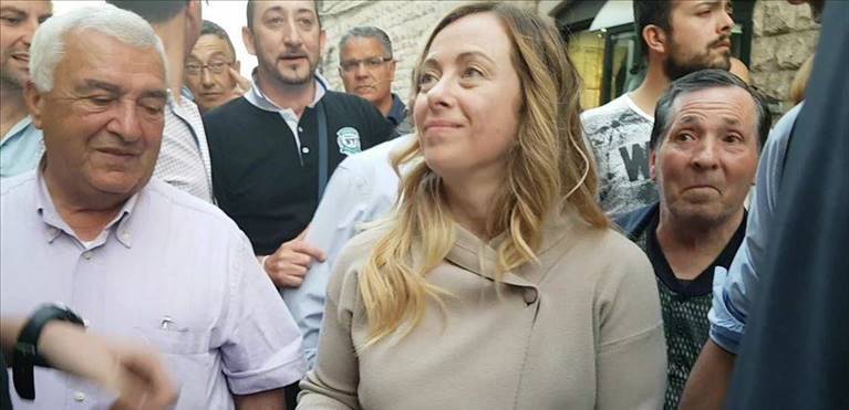 Il tour terlizzese di Giorgia Meloni