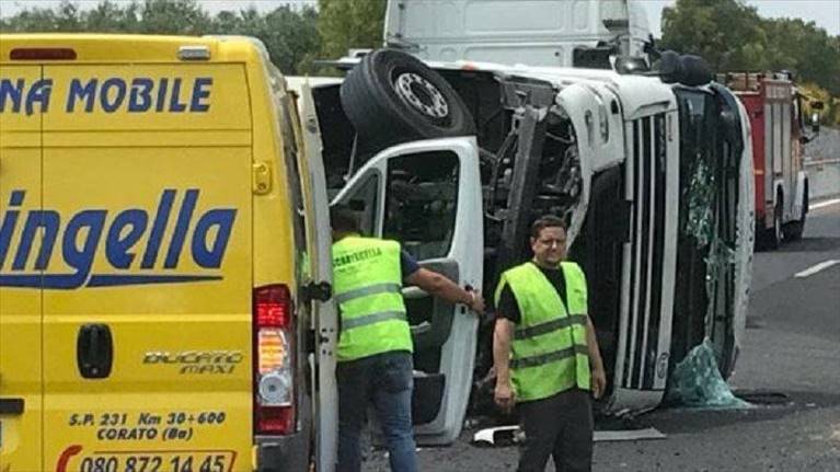 L'incidente in autostrada
