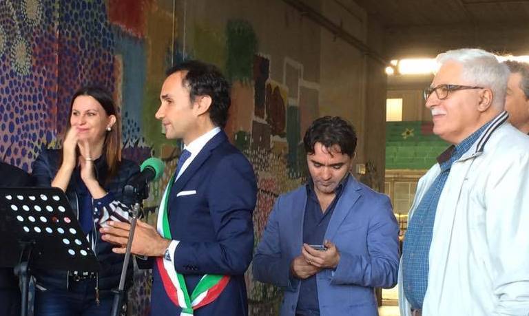 Sala vendite del Mercato dei Fiori intitolata a Tricarico