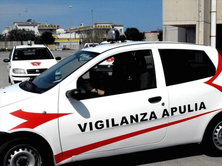 Malviventi messi in fuga dall'arrivo della Vigilanza Apulia