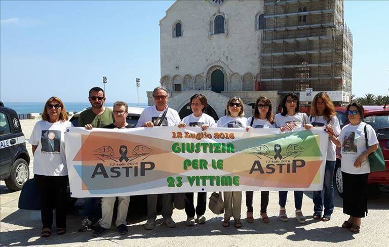 L’Astip: «Ora a Trani. Uniti per i nostri angeli»