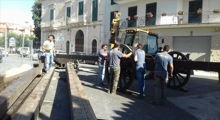Al "Lamione" è tempo di costruire il Carro Trionfale