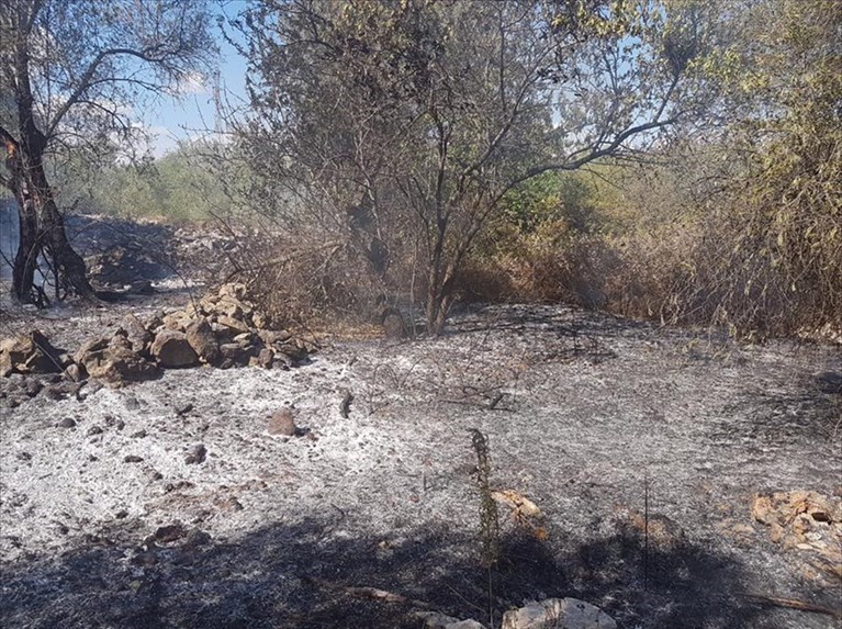 Incendio in via Pozzo Soldano