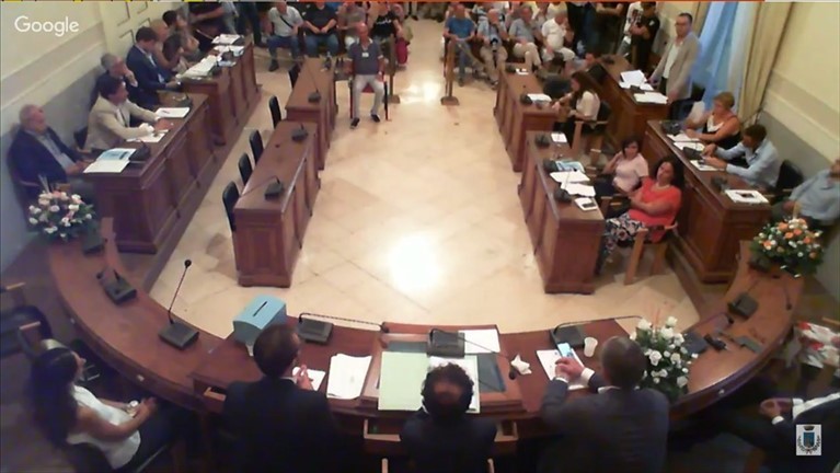 minutillo interviene in consiglio