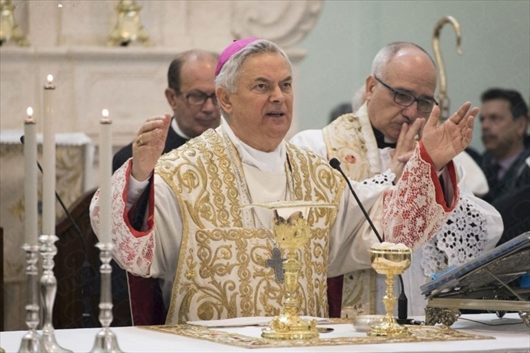 L'insediamento di monsignor Cornacchia